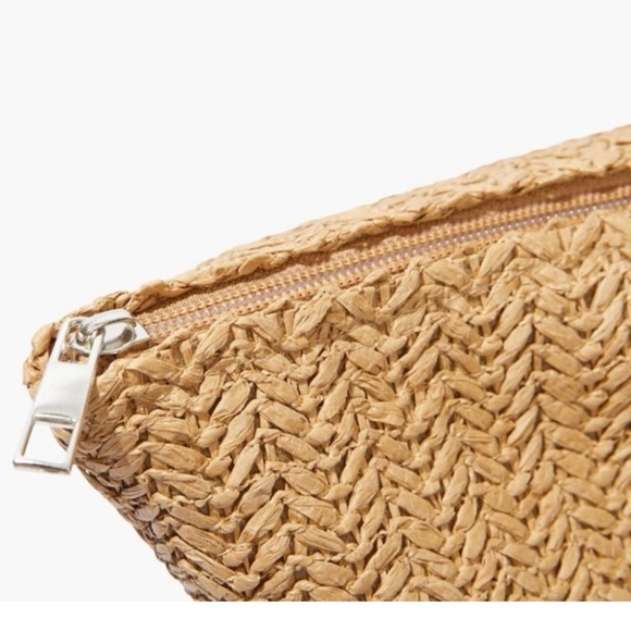 NWT MUMU Tan and White Tote Bag - Picture 5 of 6